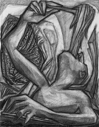 Fusain sur papier