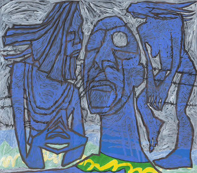 Huiles sur papier