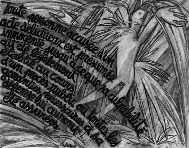 Fusain sur papier