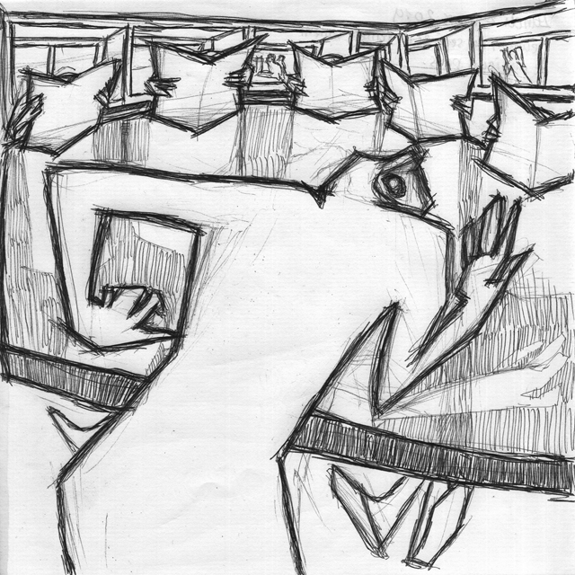 Stylos à bille sur papier