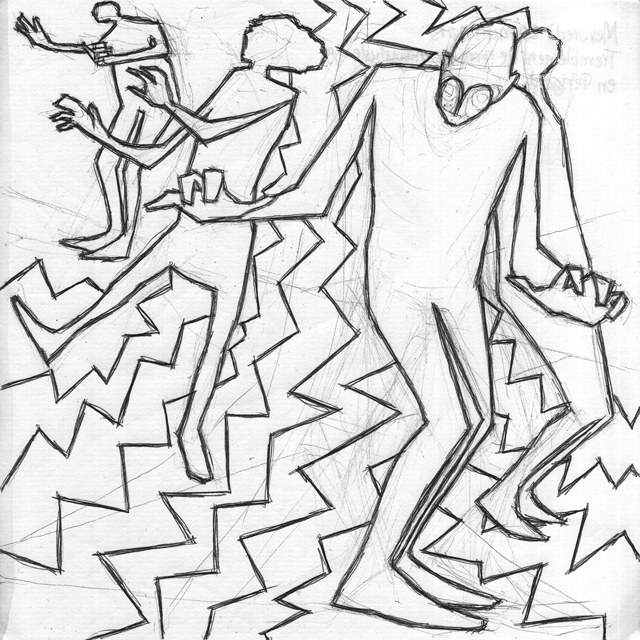 Stylos à bille sur papier