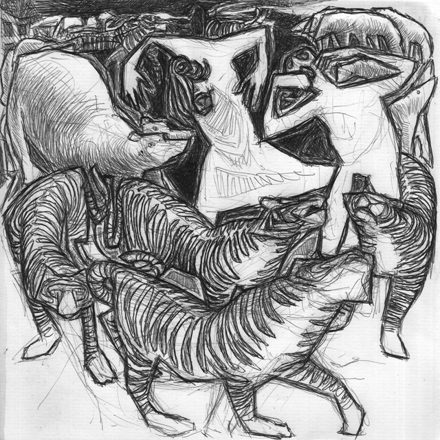 Stylos à bille sur papier
