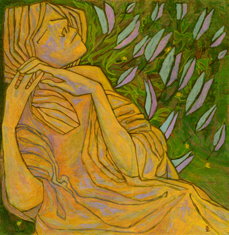 Huile sur papier
