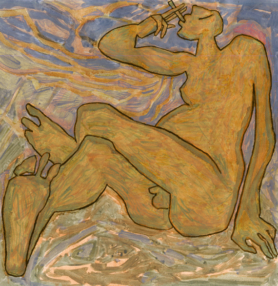 Huile sur papier
