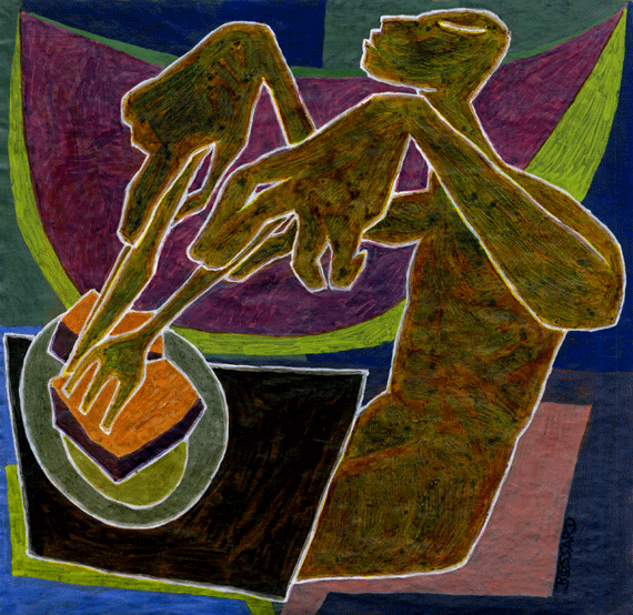 Huiles sur papier