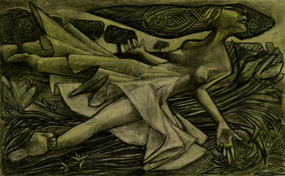 Dessin fusain