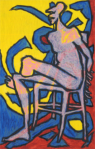 Huiles sur papier