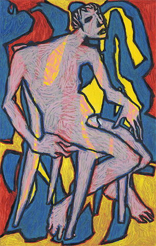 Huiles sur papier